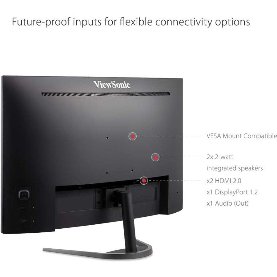 Viewsonic Vx Series Vx3268-2Kpc-Mhd Computer Monitor 81.3 Cm (32") 2560 X 1440 Pixels Quad Hd Led Black
