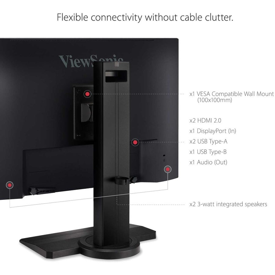 Viewsonic Xg2431 Computer Monitor 61 Cm (24") 1920 X 1080 Pixels Full Hd Led Black