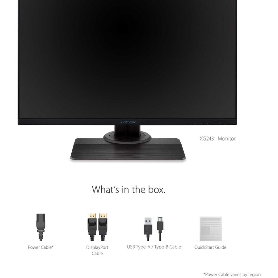Viewsonic Xg2431 Computer Monitor 61 Cm (24") 1920 X 1080 Pixels Full Hd Led Black