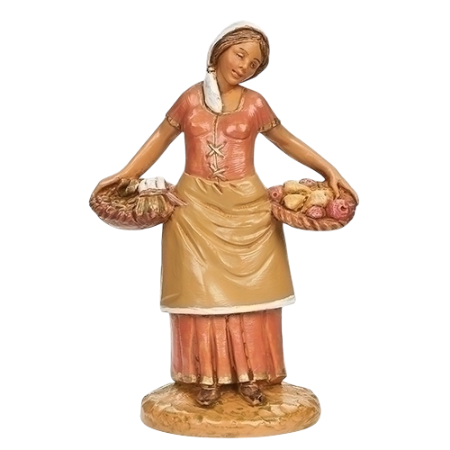 Villager Antonia for Nativity Scenes - 5 Inch Scale