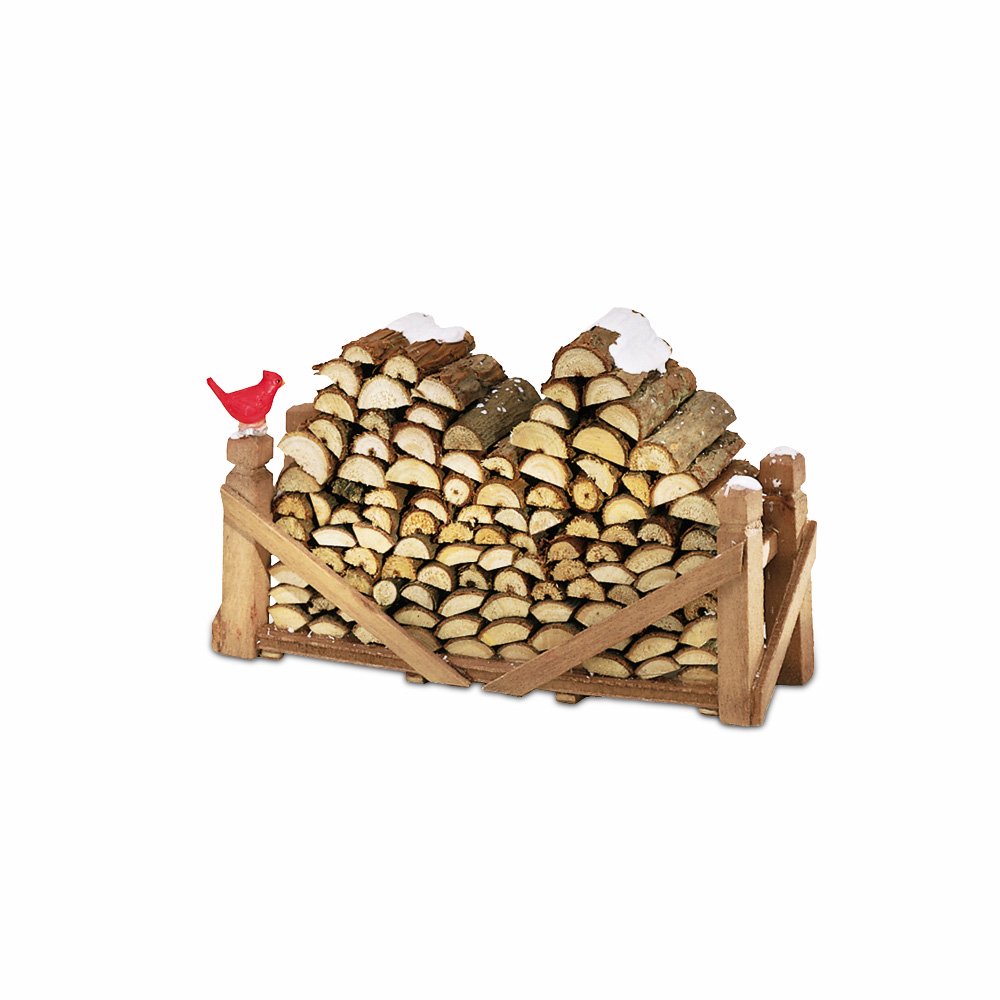 Villages Natural Wood Log Pile Accessory