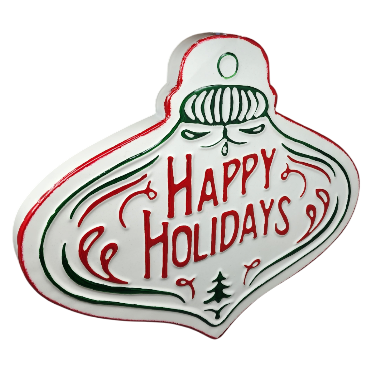 Vintage Metal Wall Sign - Season's Greetings