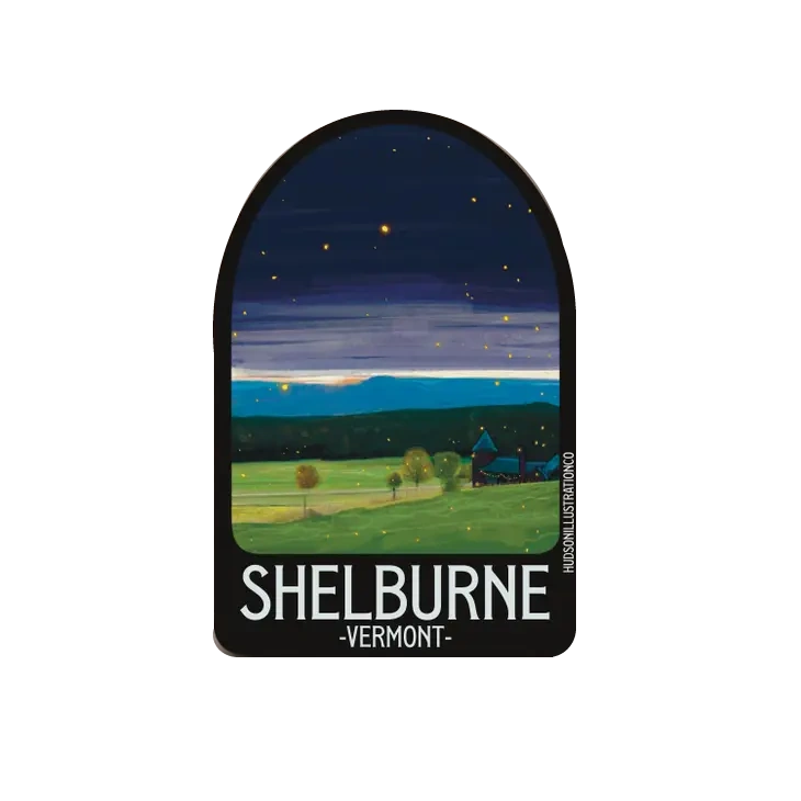 Vinyl Landmark Sticker - Shelburne
