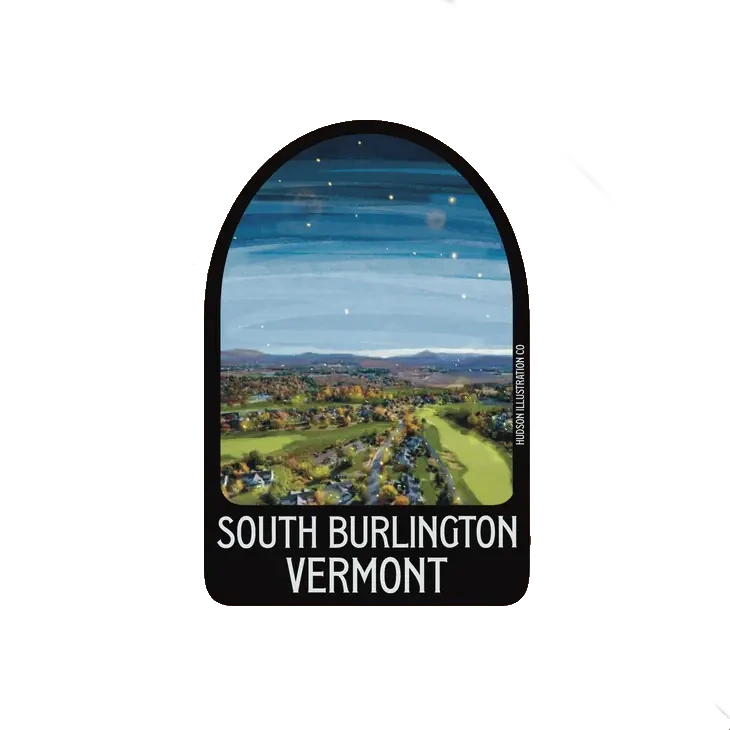 Vinyl Landmark Sticker - South Burlington