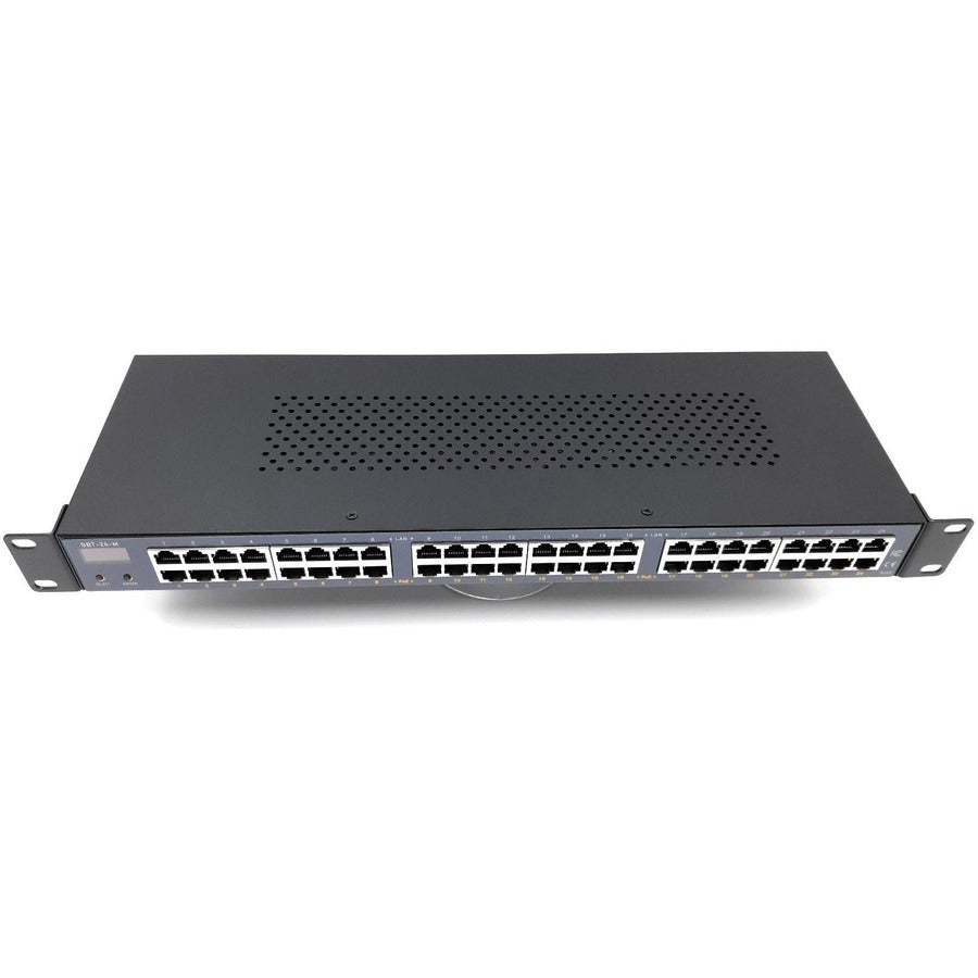 Visiontek Poe Injector - Gigabit 24 Port Ieee 802.3Bt On Board Oled Managed Poe Injector - No Power Supply