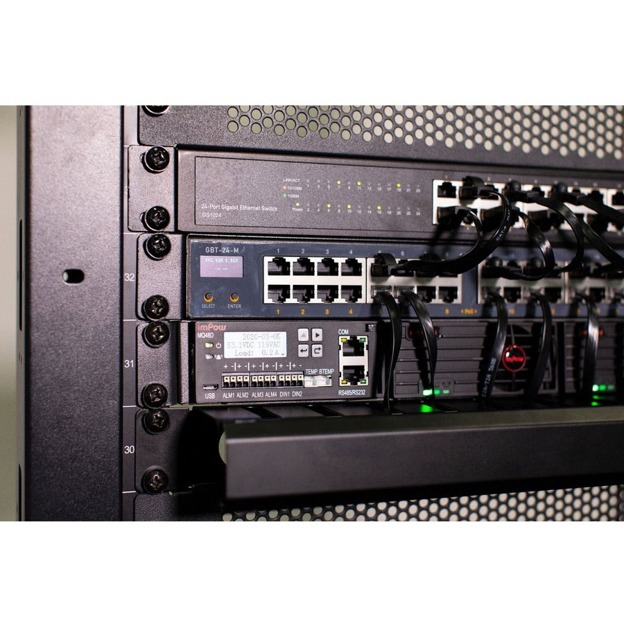 Visiontek Poe Injector - Gigabit 24 Port Ieee 802.3Bt On Board Oled Managed Poe Injector - No Power Supply