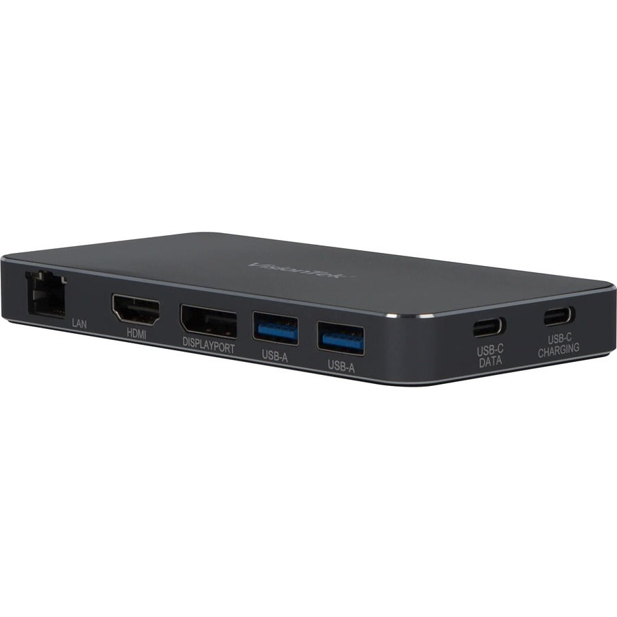 Visiontek Vt350 Portable Usb-C Docking Station With Power Passthrough