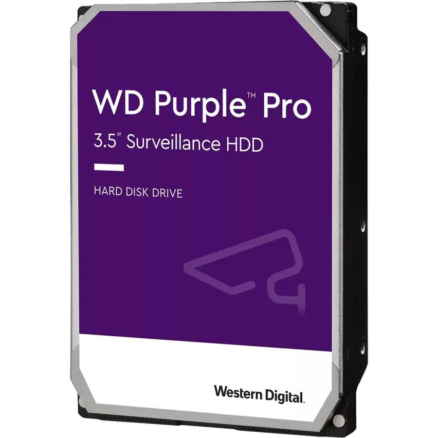 WD Purple Pro WD8001PURP 8 TB Hard Drive - 3.5 Internal - SATA (SATA/600) - Conventional Magnetic Recording (CMR) Method" WD8001PURP-20PK