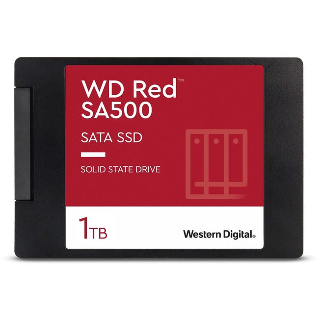 WD Red SA500 WDS100T1R0A 1TB Solid State Drive - 2.5 Internal - SATA (SATA/600)"