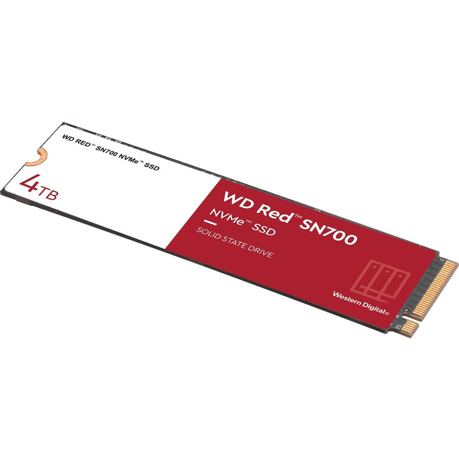 WD Red SN700 WDS400T1R0C 4TB Solid State Drive - M.2 2280 Internal - PCI Express NVMe (PCI Express NVMe 3.0 x4)