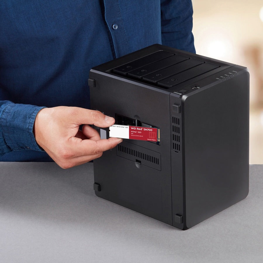 WD Red SN700 WDS400T1R0C 4TB Solid State Drive - M.2 2280 Internal - PCI Express NVMe (PCI Express NVMe 3.0 x4)