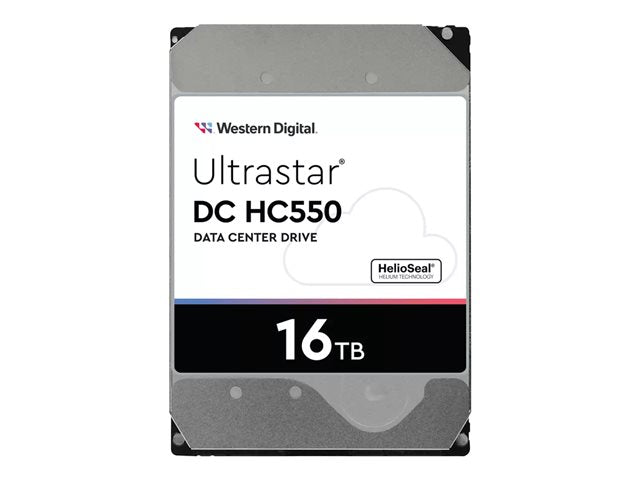 WD Ultrastar DC HC550 16 TB Hard Drive - 3.5" Internal - SAS (12Gb/s SAS) 1EX2473