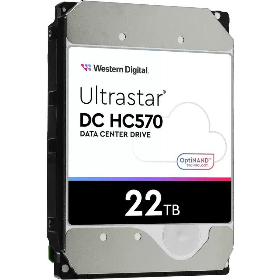 WD Ultrastar DC HC570 0F48155-20PK 22 TB Hard Drive - 3.5" Internal - SATA (SATA/600) - Conventional Magnetic Recording (CMR) Method