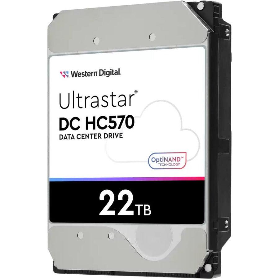 WD Ultrastar DC HC570 0F48155-20PK 22 TB Hard Drive - 3.5" Internal - SATA (SATA/600) - Conventional Magnetic Recording (CMR) Method