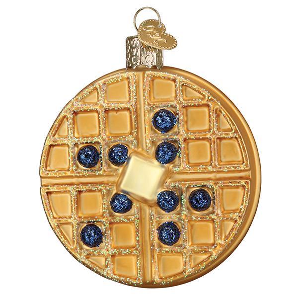 Waffle Glass Ornament