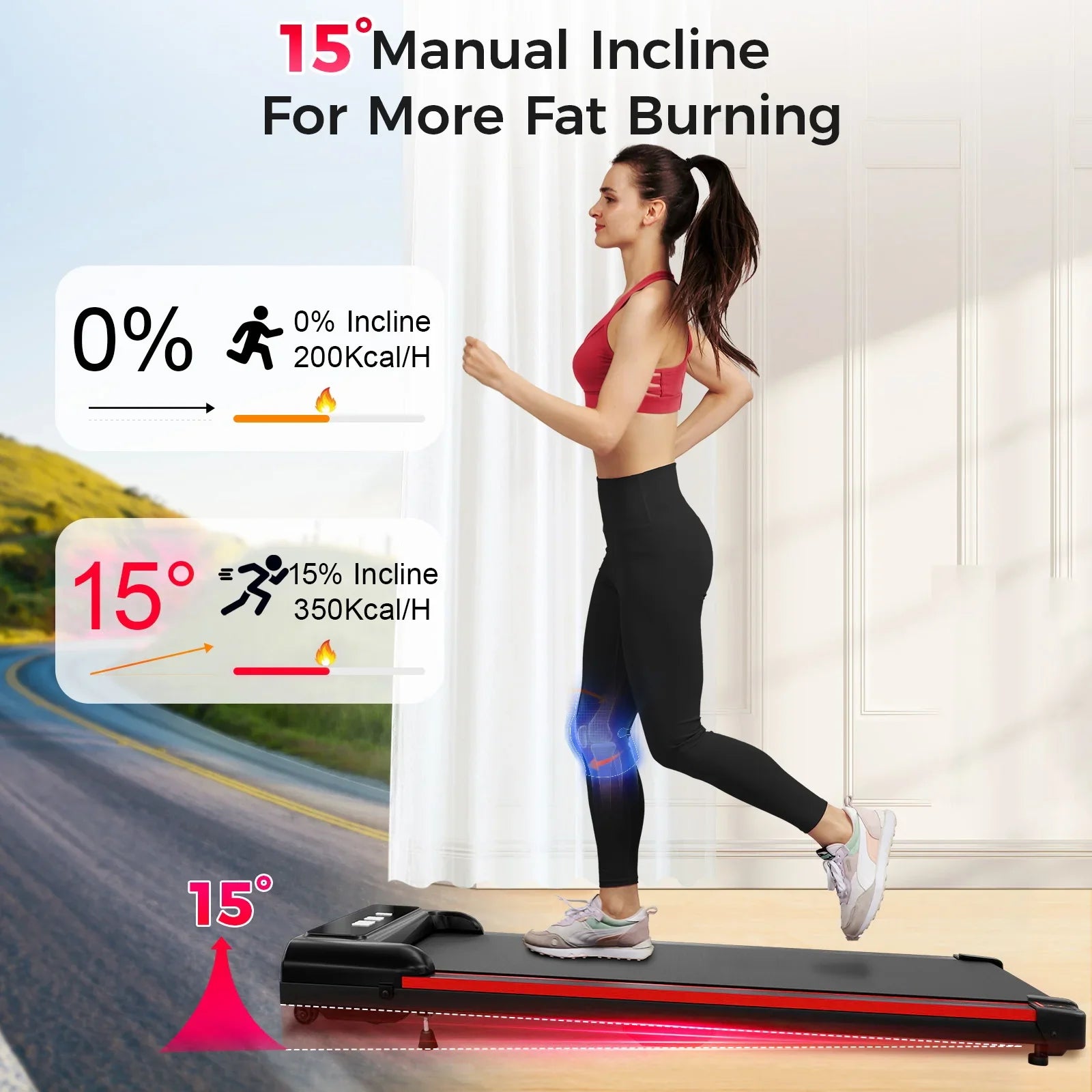 Walking Pad, Under Desk Treadmill HTM-120