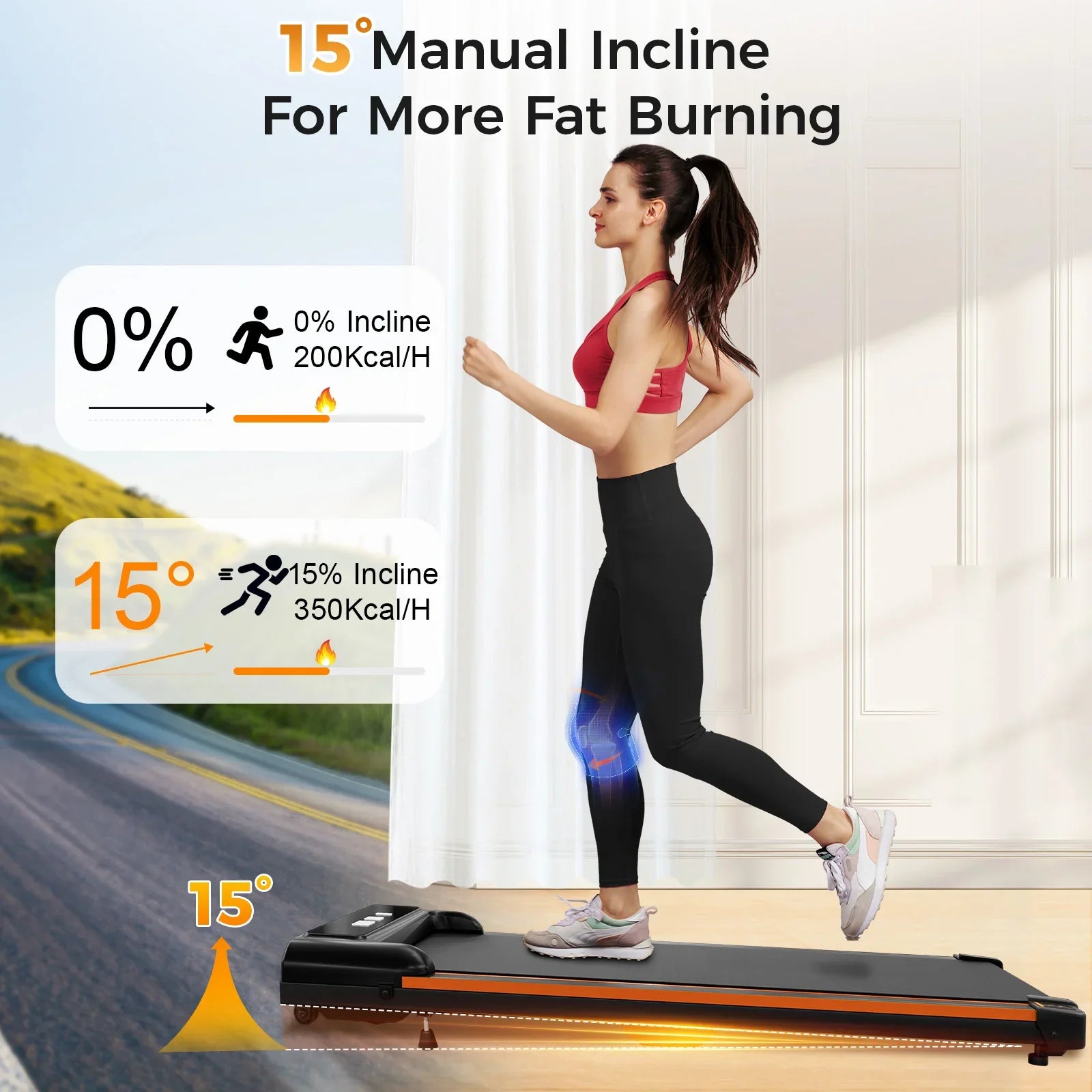 Walking Pad, Under Desk Treadmill HTM-120