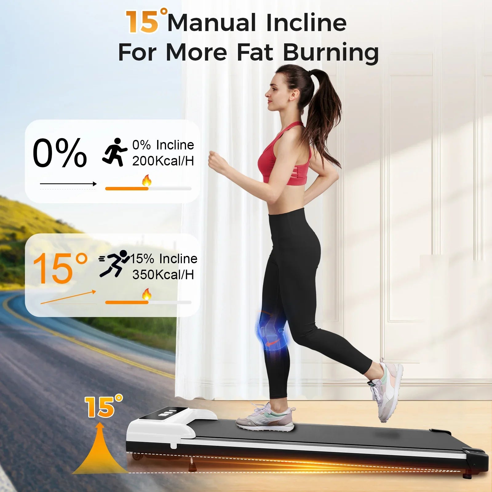 Walking Pad, Under Desk Treadmill HTM-120-ANEW