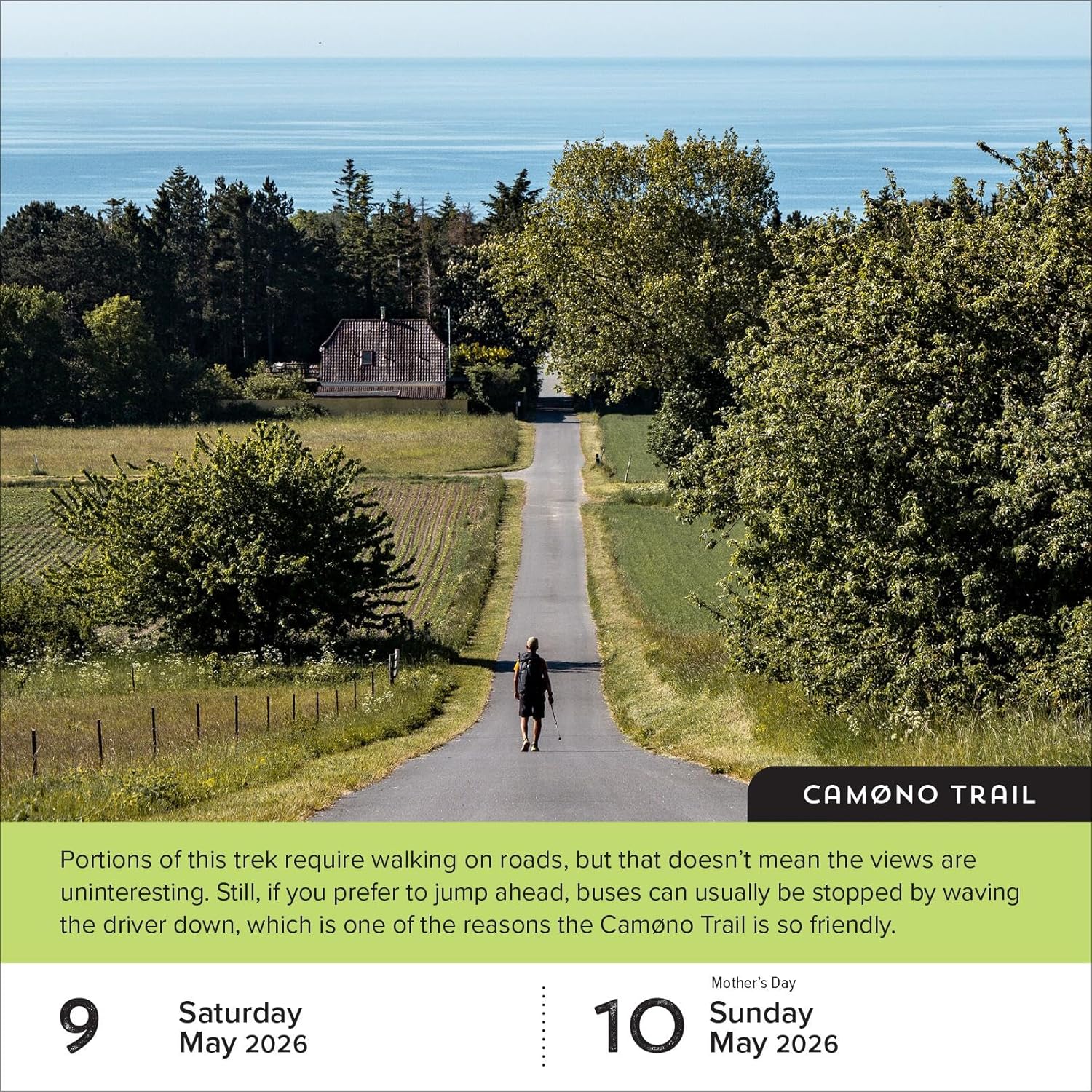 Walks of the World Page-A-Day Calendar 2026: 25 Epic Treks and Multiday Hikes