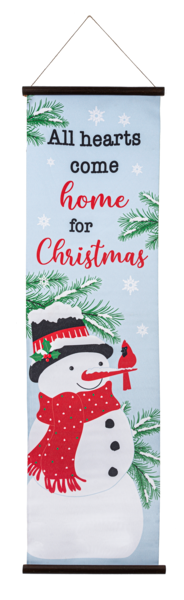 Wall Banner - 3 Feet - All Hearts come Home for Christmas
