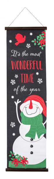 Wall Banner - 3 Feet - It's the most Wonderful Time of the Year
