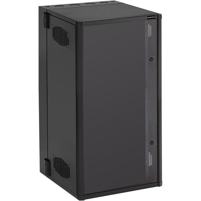 Wall Mount Server Rack 26U - Double Hinged Network Enclosure | Black Box WMD26-2425-PQU