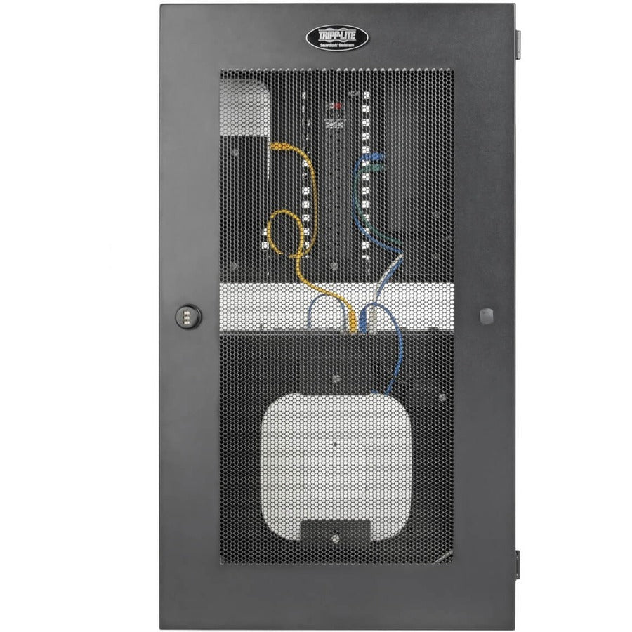 Wall Mount Structured Wiring Enclosure - 5U Low-Profile Network Cabinet | TecISoft SRWF10UMOD