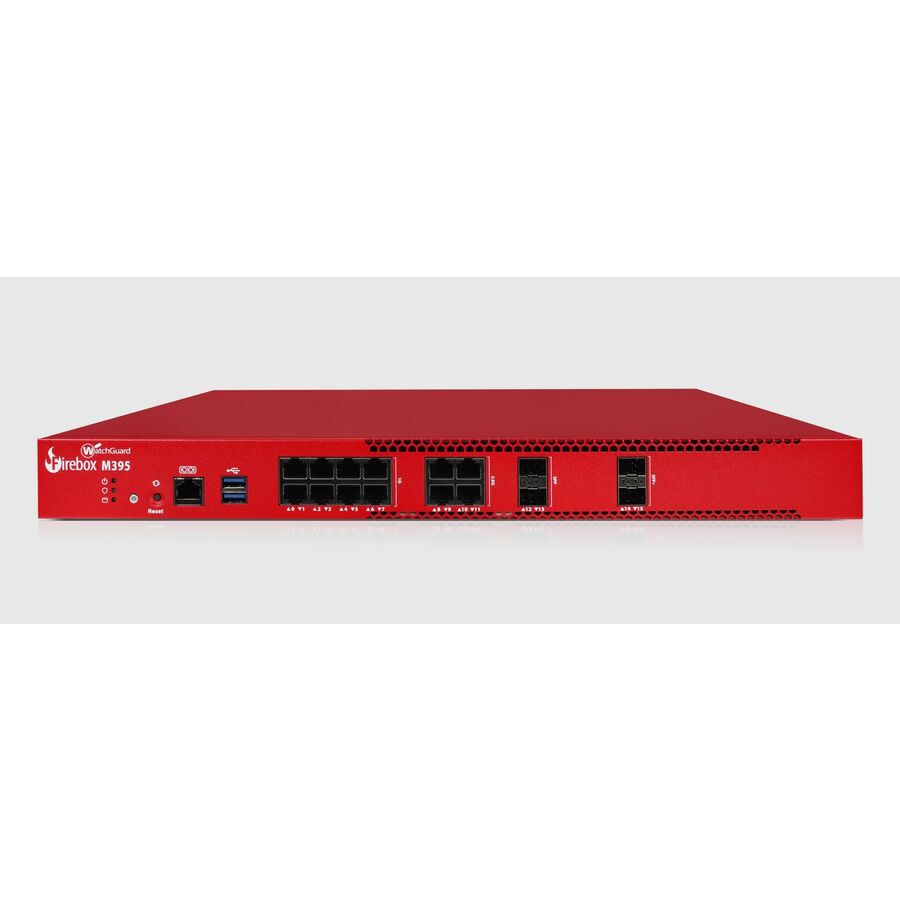 WatchGuard Firebox M395 Firewall with 3-Year Security Suite, 2.5 Gbps