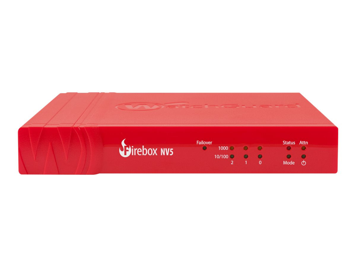 WatchGuard Firebox NV5 - Security appliance - with 5 years Standard Support - 3 ports - 1GbE - cloud-managed WGNV5005