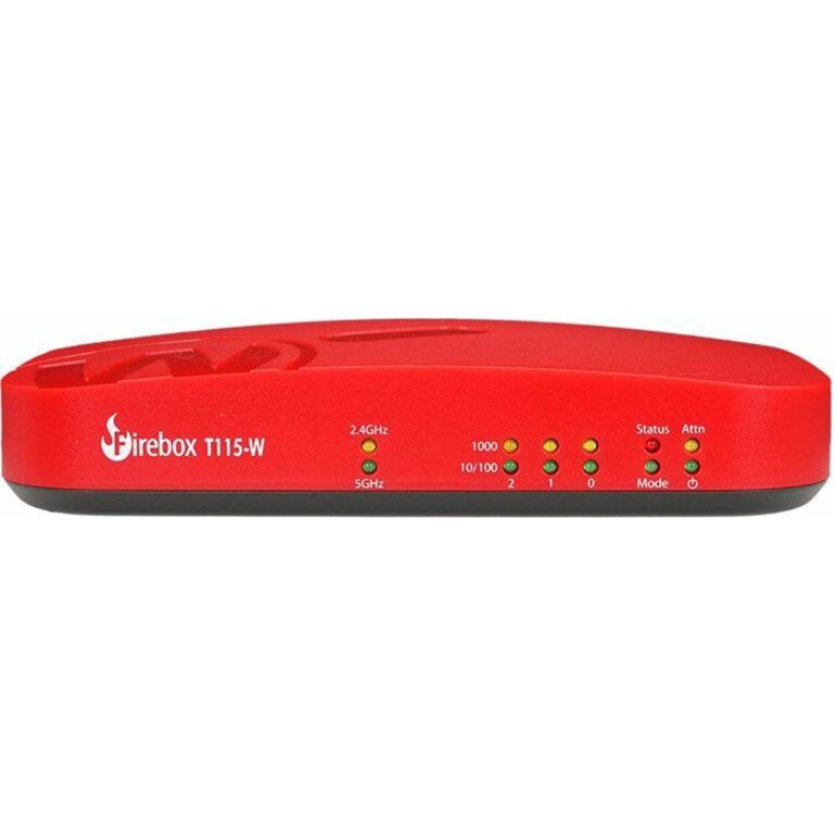 WatchGuard Firebox T115-W Firewall with 1-Year Basic Security Suite for Micro-Offices