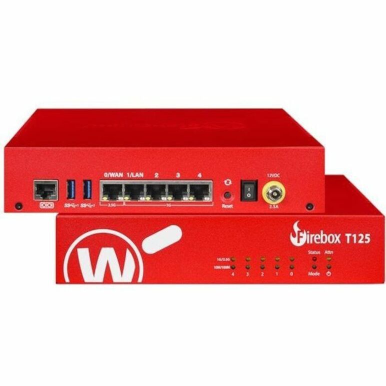 WatchGuard Firebox T125 Secure Firewall for Small Sites with 1-Year Suite