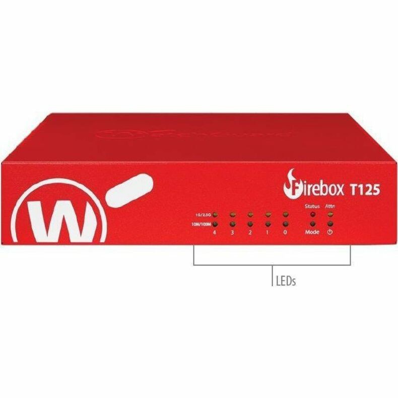 WatchGuard Firebox T125 Secure Firewall for Small Sites with 1-Year Suite