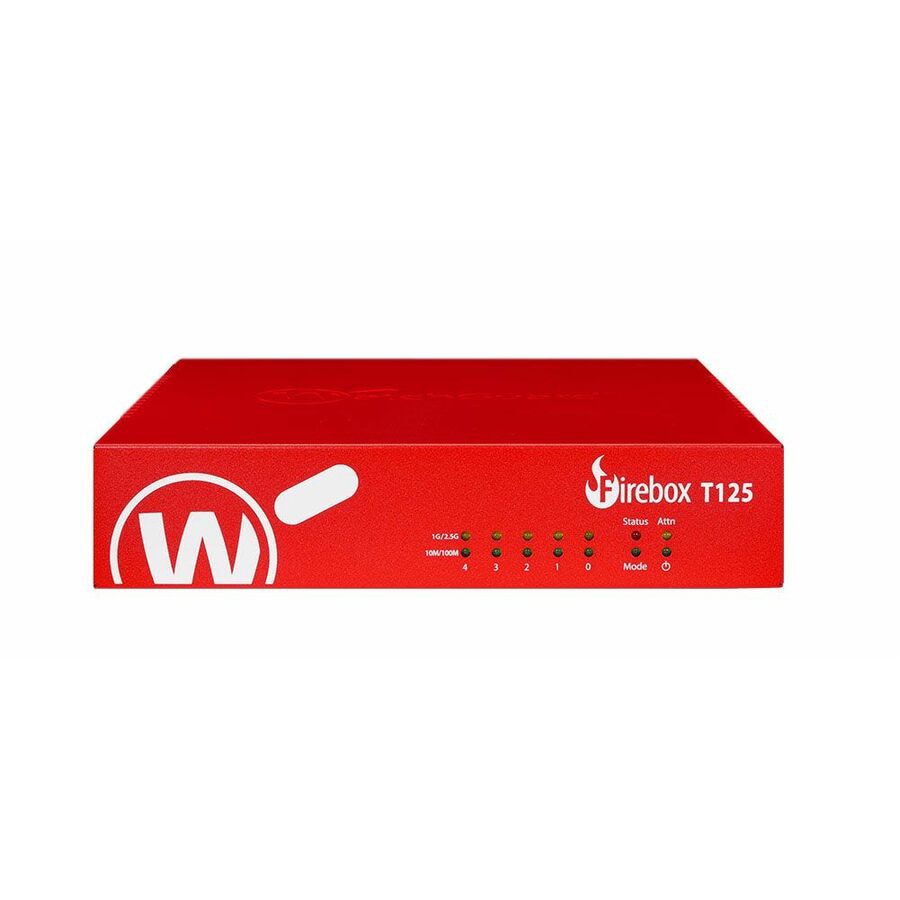WatchGuard Firebox T125 Secure Firewall with 3-Year Support for Small Sites