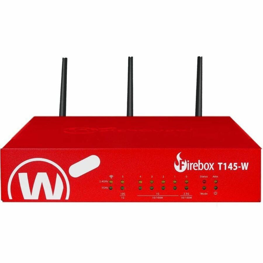 WatchGuard Firebox T145-W Firewall with 1-Year Total Security for SMBs