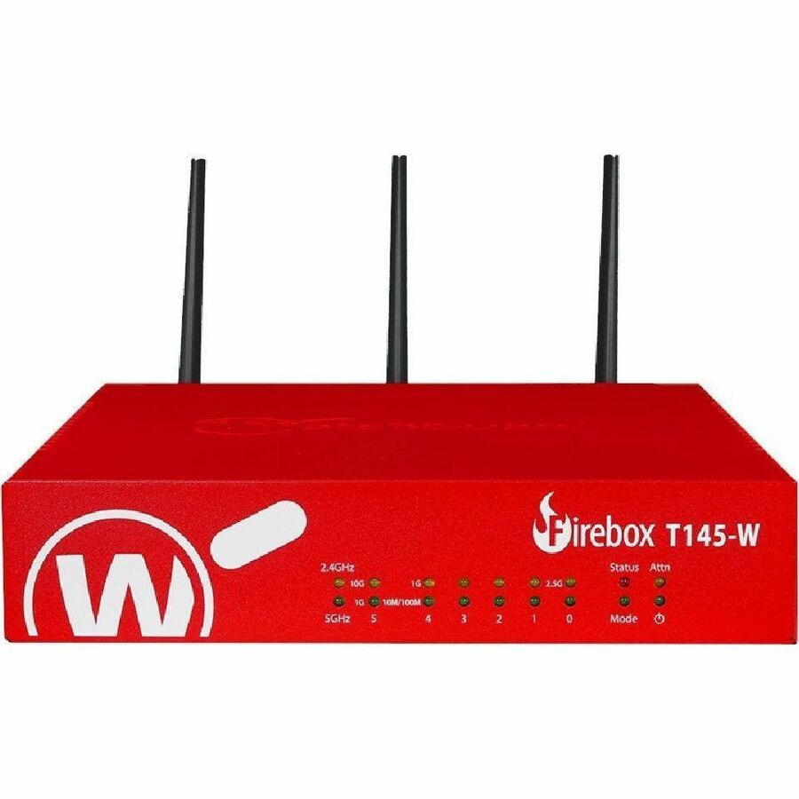 WatchGuard Firebox T145-W Firewall with 3-Year Total Security for SMBs