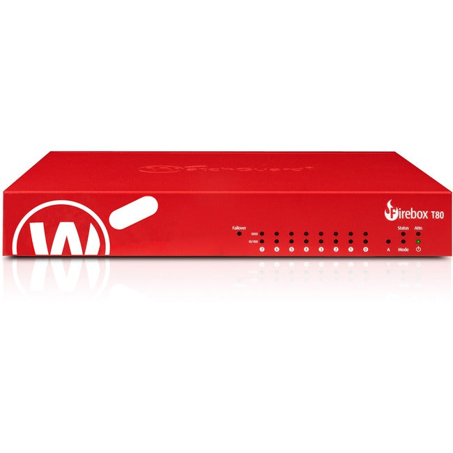 WatchGuard Firebox T80 with 1-yr Basic Security Suite (US) WGT80031-US