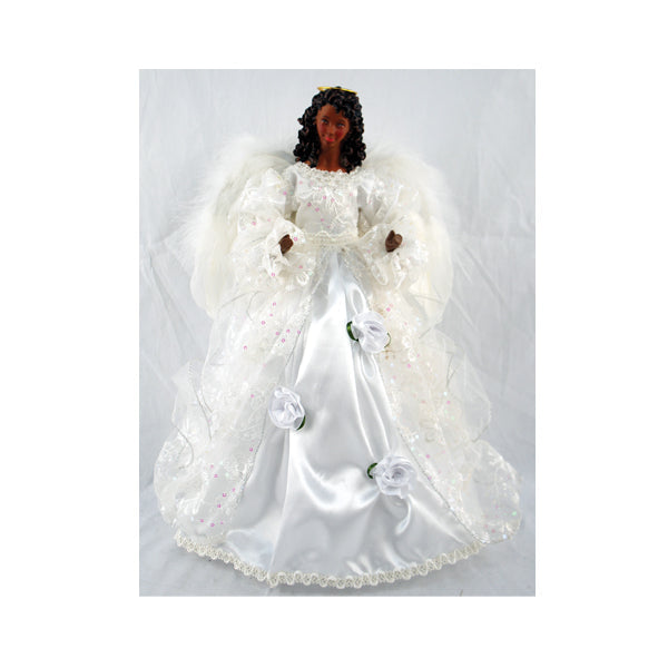 Wedding Dress African American Angel Tree Topper