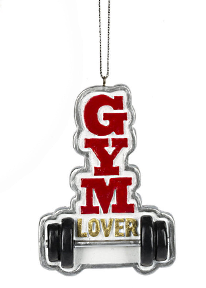 Weight Lifting Equipment Ornament - Gym Lover