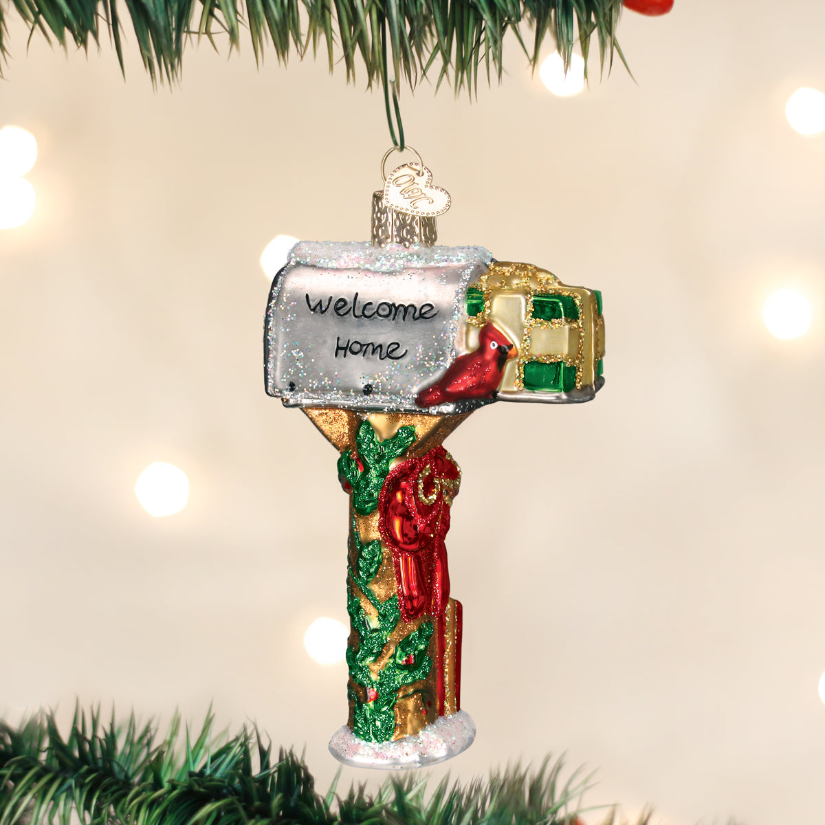 Welcome Home Mailbox Ornament