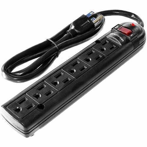 Weltron WSP-600PLF-3BK Mountable Surge Protector