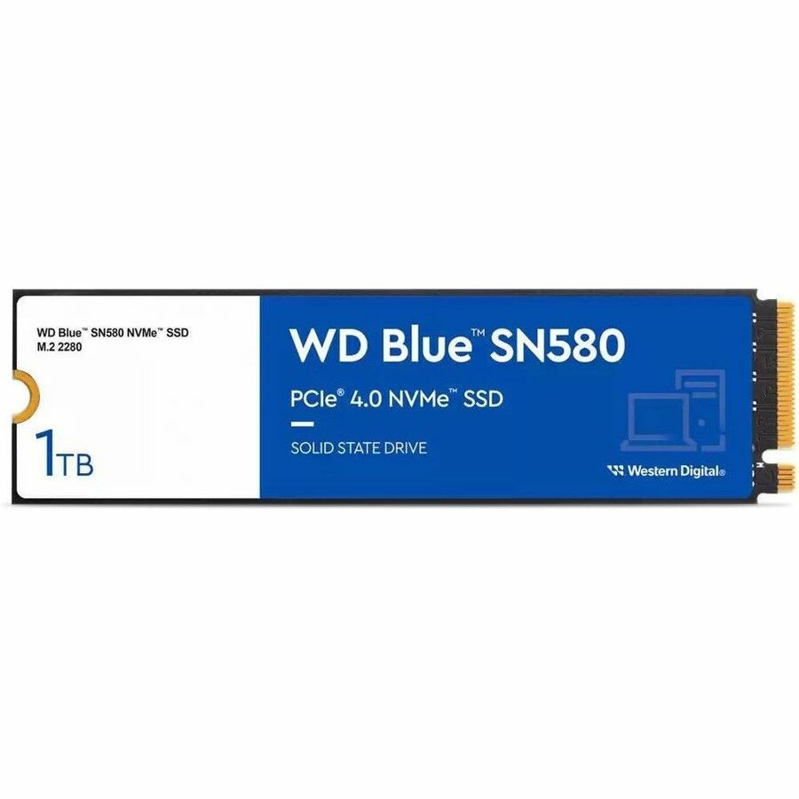 Western Digital Blue SN580 WDS100T3B0E 1 TB Solid State Drive - M.2 2280 Internal - PCI