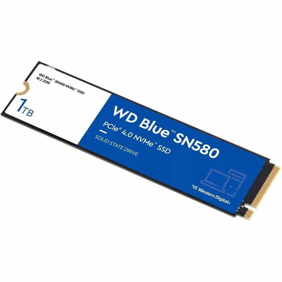 Western Digital Blue SN580 WDS100T3B0E 1 TB Solid State Drive - M.2 2280 Internal - PCI