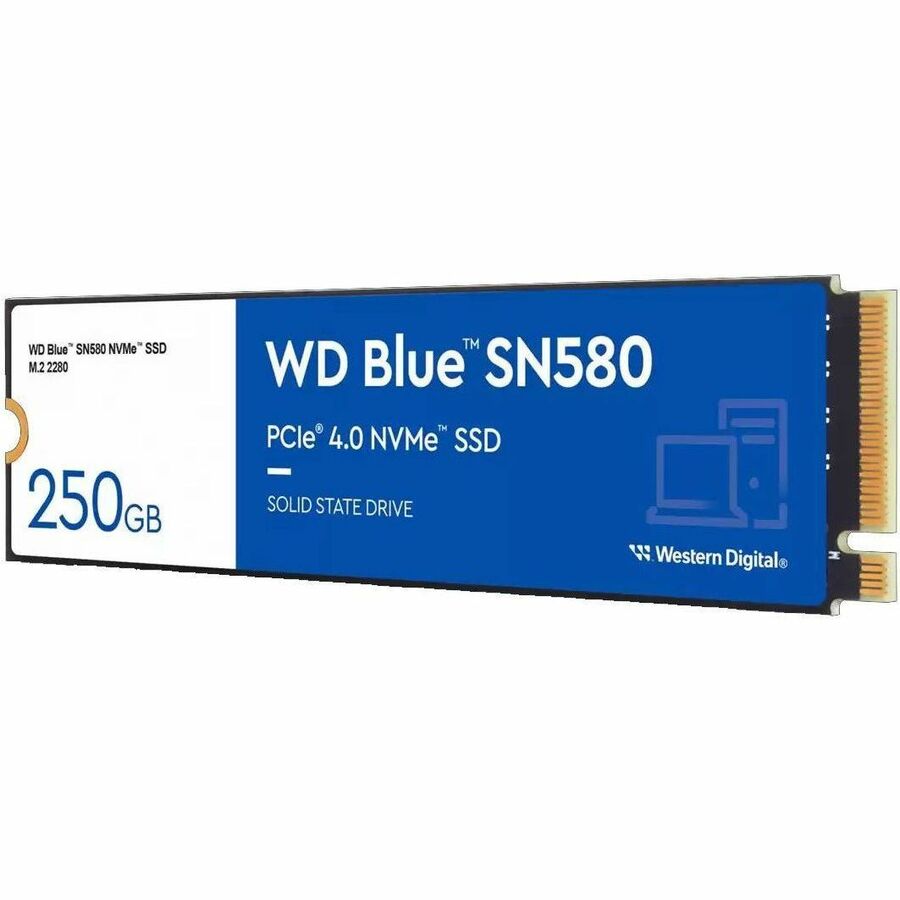 Western Digital Blue SN580 WDS250G3B0E 250 GB Solid State Drive - M.2 2280 Internal - PCI