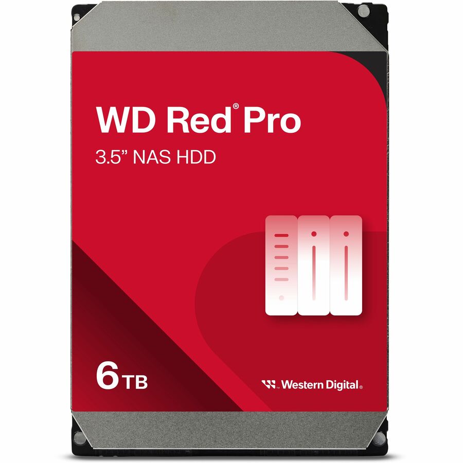 Western Digital Red Pro WD6005FFBX 6 TB Hard Drive - 3.5" Internal - SATA (SATA/600) -