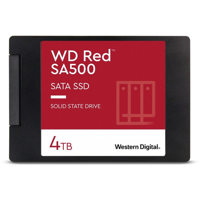Western Digital Red WDS400T1R0A 4 TB Solid State Drive - 2.5 Internal - SATA (SATA/600)"