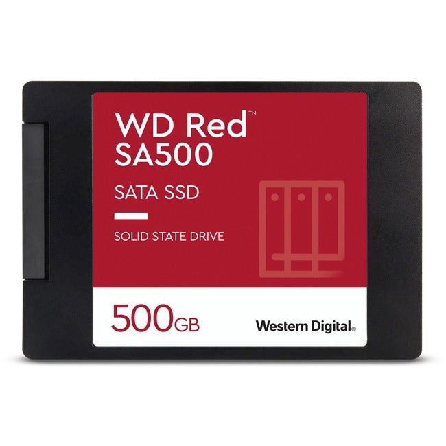 Western Digital Red WDS500G1R0A 500 GB Solid State Drive - 2.5 Internal - SATA (SATA/600)"