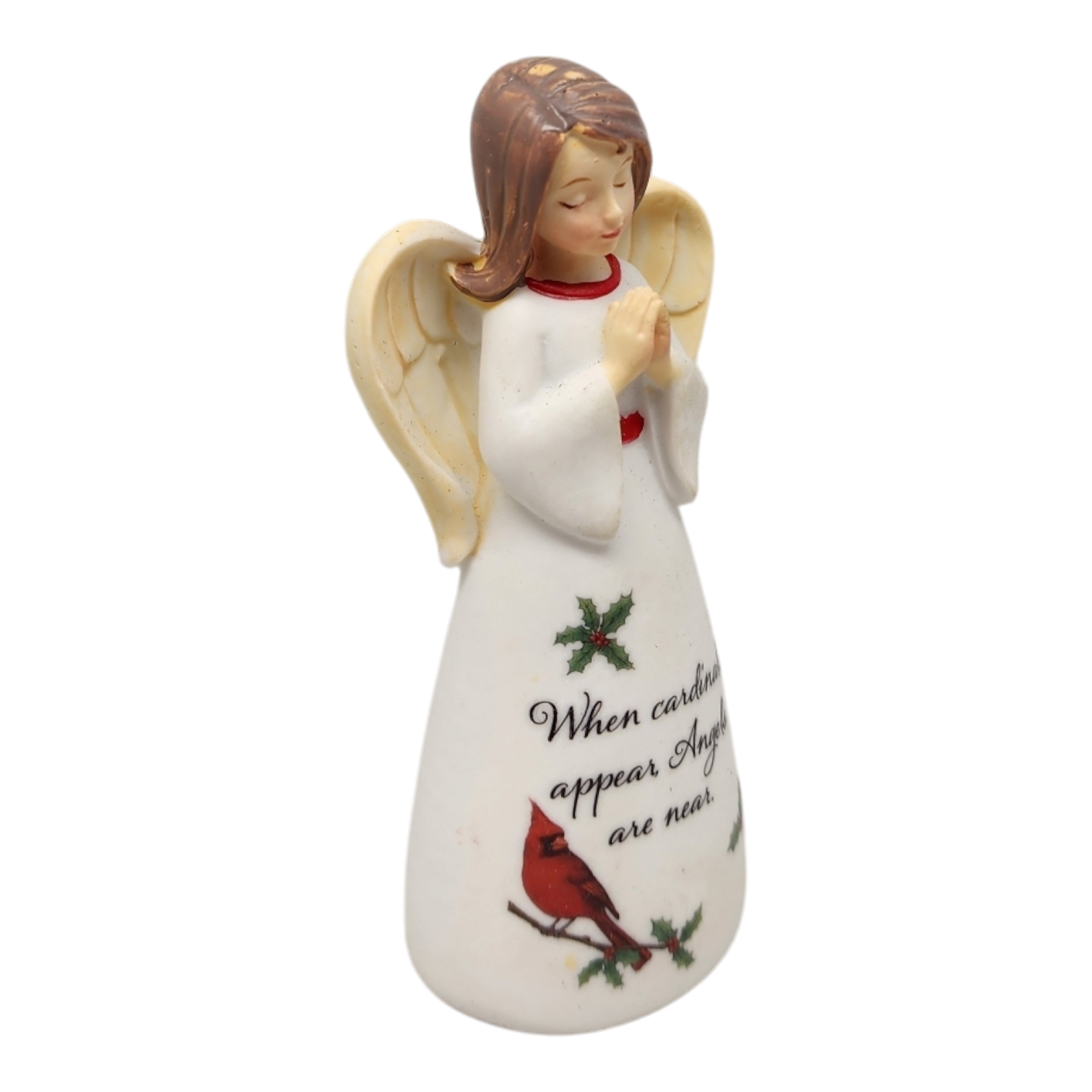 When Cardinals Appear Angel are Near Angel Figurine - 4 Inch