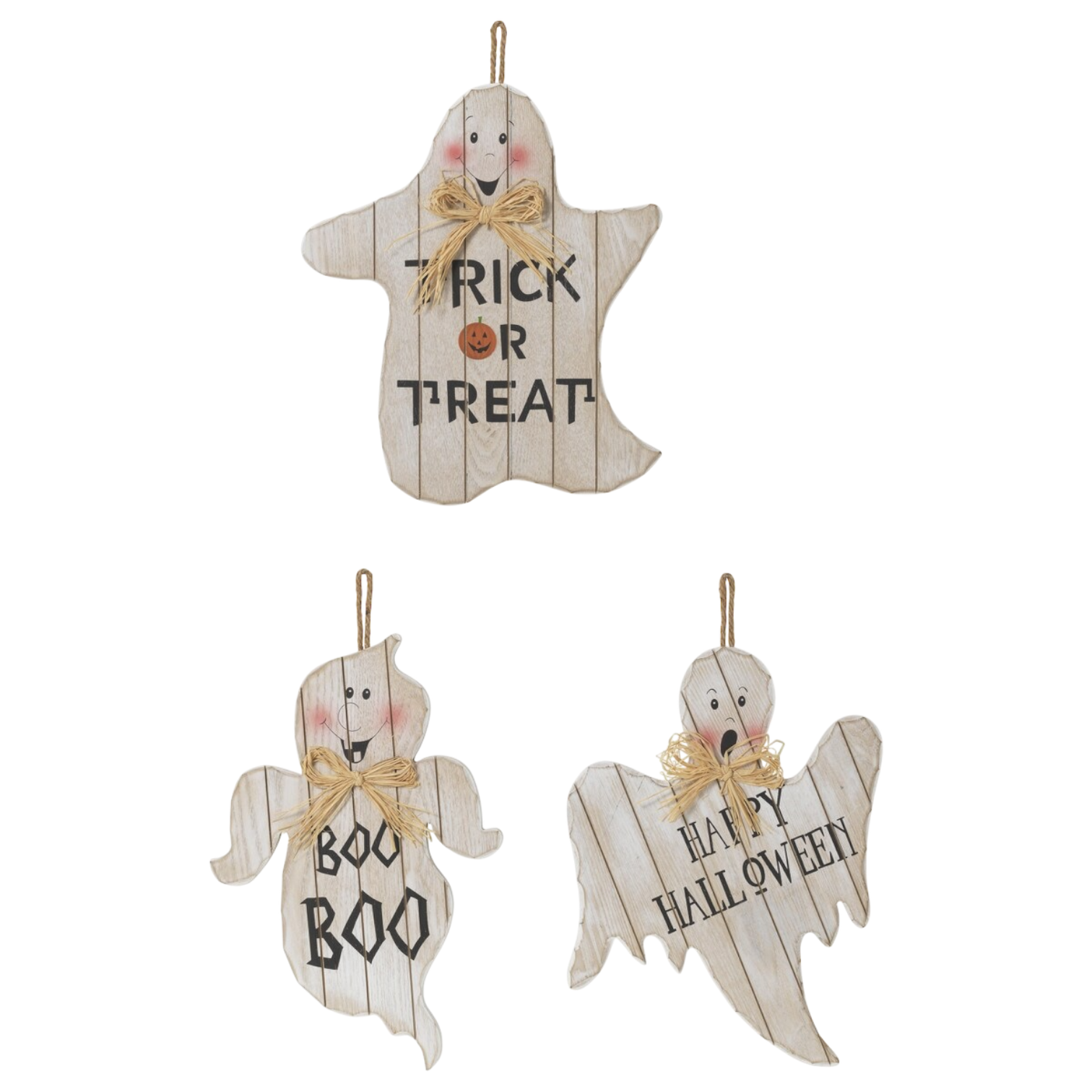 Whimsical Ghost Wall Hangings