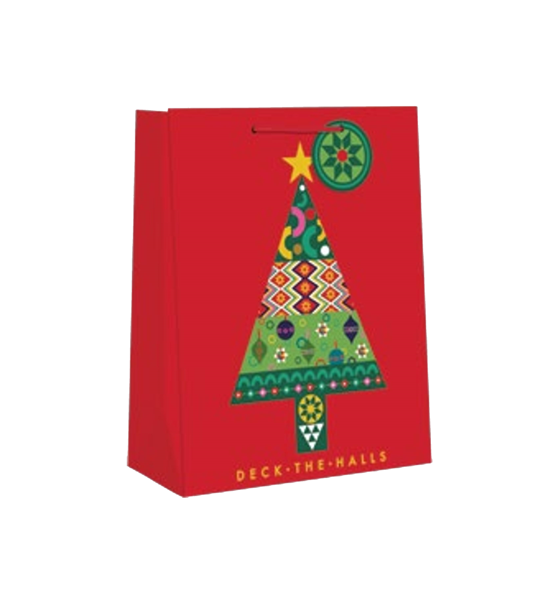 Whimsical Giftbag - Colorful Tree - Medium