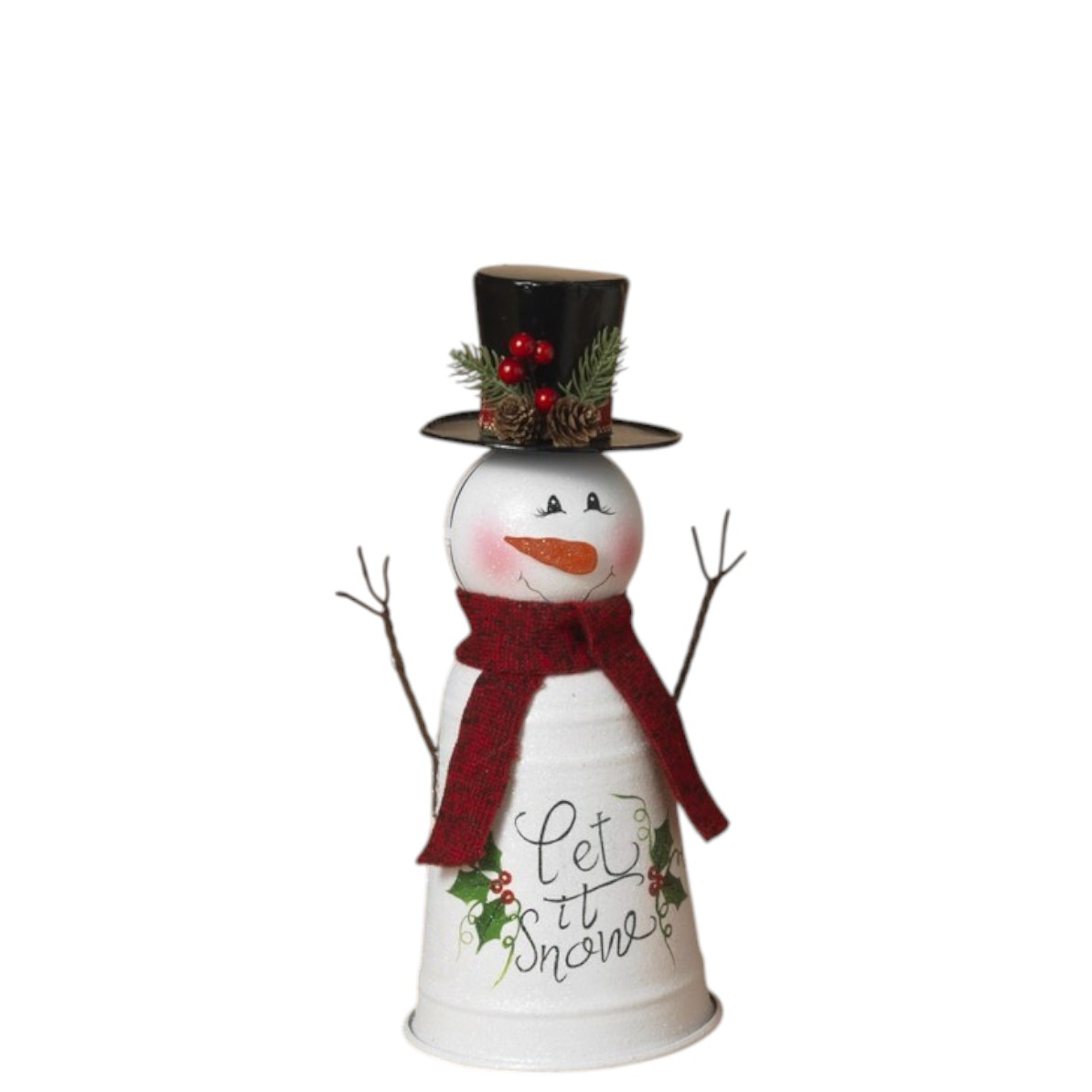 Whimsical Holiday Metal Figurine -
